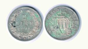 SAN MARINO -  Antica monetazione - 2 Lire ... 