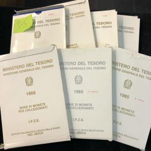 REPUBBLICA ITALIANA - 7 Serie annuali Proof ... 