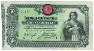 BANCO DI NAPOLI - 50 Lire - Industria - ... 
