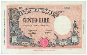 ITALIA - Regno - 100 Lire giallo - N. 14 - ... 