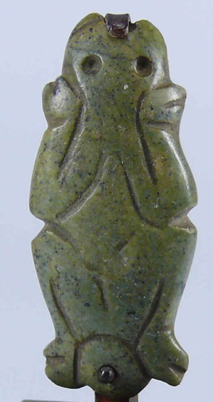 Précolombien - Amulette en pierre ... 