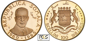 Somalie - 100 shillings 1965Au ; ... 