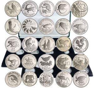 Monde - Coffret de 25 monnaies ... 
