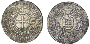 Louis IX (1245-1270) - Gros ... 