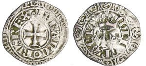 Charles V (1364-1380) - Blanc au K ... 
