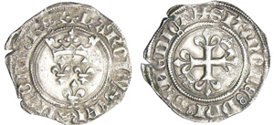 Charles VI (1380-1422) - Gros ... 