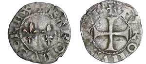 Charles VI (1380-1422) - Denier ... 