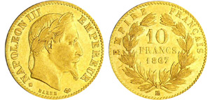 Napoléon III (1852-1870) - 10 francs tête ... 
