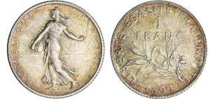 Troisième république (1871-1940) - 1 franc ... 