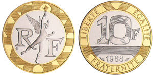 Cinquième république (1959- ) - 10 francs ... 