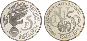 Cinquième république (1959- ) - 5 francs ... 