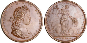 Louis XV - Médaille - Prospérité de la ... 