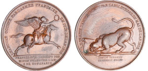 Napoléon 1er - Médaille - Rupture du ... 