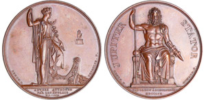 Napoléon 1er - Médaille - Anvers attaquée ... 