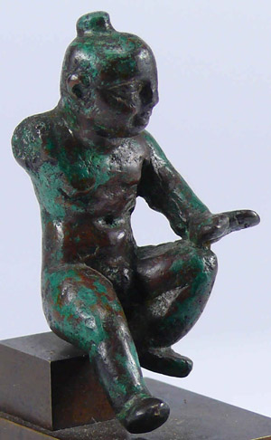 Romain - Bronze représentant un lutteur - ... 