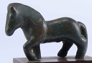 Romain - Bronze représentant un cheval - ... 