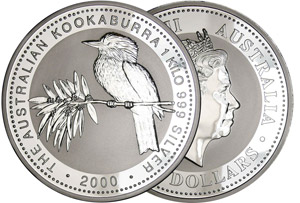 Australie - Kookaburra 1000 gr - 30 dollars ... 