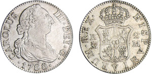 Espagne - Carlos III (1759-1788) - 2 reales ... 