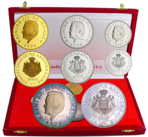 Monaco - Set de prestige de 4 monnaies - ... 