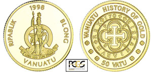 Vanuatu (île de) - Monnaie espagnole - 50 ... 
