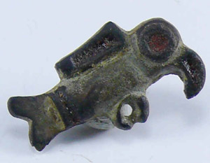 Mérovingien - Fibule en bronze (Rapace) - ... 