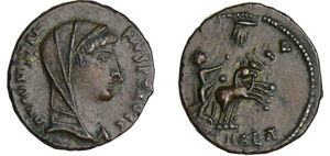 Constantin 1er - Nummus (Alexandrie)A/ DV ... 