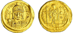 Justinien 1er - Solidus (527-563, Rome)A/ D ... 