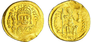 Justin II - Solidus (565-578, ... 
