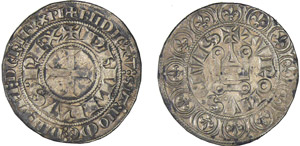 Philippe III (1270-1285) - Gros tournoisA/ + ... 