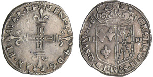Henri IV (1589-1610) - Quart décu de ... 