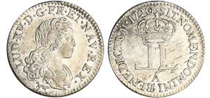 Louis XV (1715-1774) - Livre d’argent dite ... 