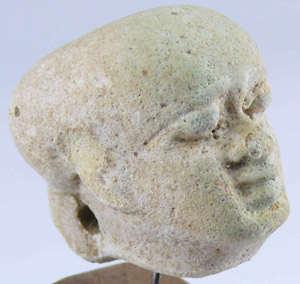Egypte - Basse époque - Tête du dieu Ptah ... 