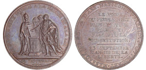 Constitution (1791-1792) - Médaille des ... 
