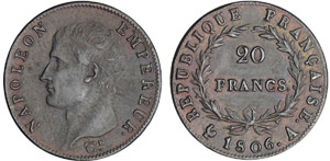 Napoléon 1er (1804-1814) - 20 francs ... 