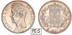 Charles X (1824-1830) - 2 francs 1827 A ... 