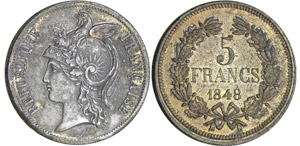 Deuxième république (1848-1852) - 5 francs ... 