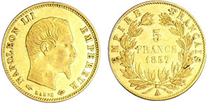 Napoléon III (1852-1870) - 5 francs grand ... 
