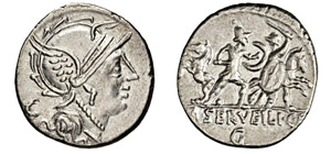 SERVILIA - M. Servilius C.f.  (100 ... 