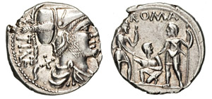 VETURIA - Ti. Veturius  (137 a.C.) ... 