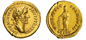 ANTONINO PIO  (138-161)  Aureo.  ... 