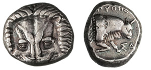 IONIA - SAMOS    (394-365 a.C.)  ... 