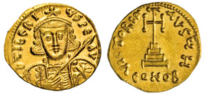 TIBERIO III  (698-705)  Solido, ... 