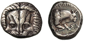 IONIA - SAMOS -  (394-365 a.C.) ... 
