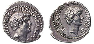 MARCANTONIO e OTTAVIANO (41 a.C.) ... 