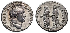 VESPASIANO (69-79) Denario, Efeso. ... 