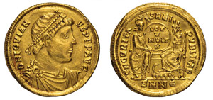 GIOVIANO (363-364) Solido, ... 