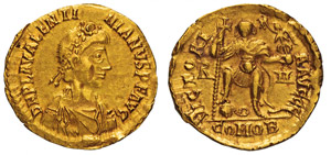 VALENTINIANO III (425-455) Solido, ... 