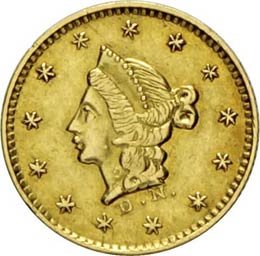 USA      1/2 Dollaro 1852 ... 