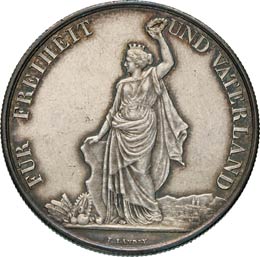 Tiri Federali      5 Franchi 1872 ... 