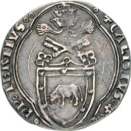 CALLISTO III  (1455-1458)  Grosso, ... 